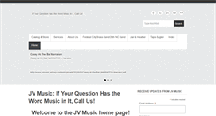 Desktop Screenshot of jvmusic.net